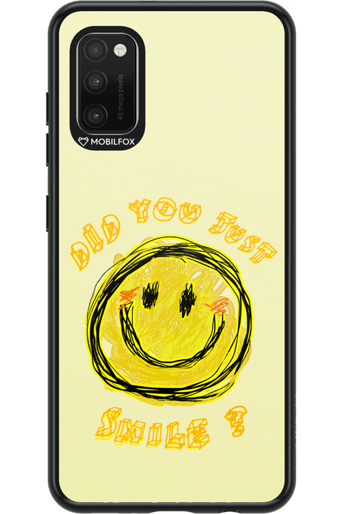 Crayon Smiley - Samsung Galaxy A41