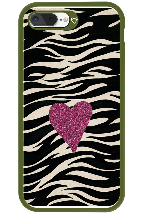 Zebra Heart 2.0 - Apple iPhone 8 Plus