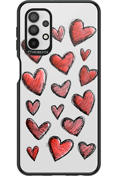 Red Love Transparent 2.0 - Samsung Galaxy A32 5G