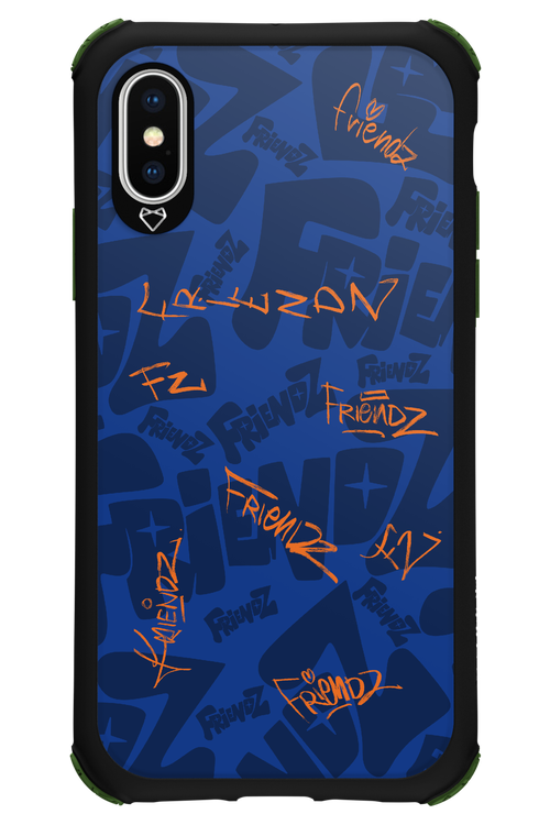 FRIENDZ Blue - Apple iPhone X