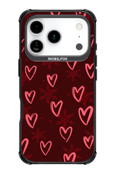 Christmas Hearts - Apple iPhone 17 Pro