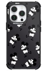 Iconic Mouse (antracite pattern) - Apple iPhone 14 Pro