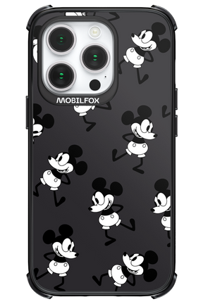 Iconic Mouse (antracite pattern) - Apple iPhone 14 Pro