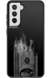 Money Burn B&W - Samsung Galaxy S21 FE