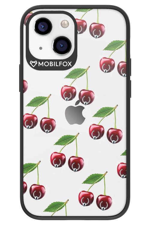 Spicy Cherries Transparent - Apple iPhone 13 Mini