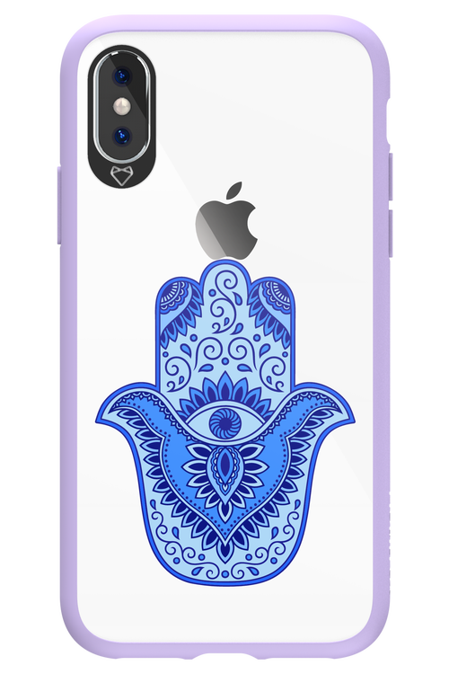 Hamsa Blue - Apple iPhone XS