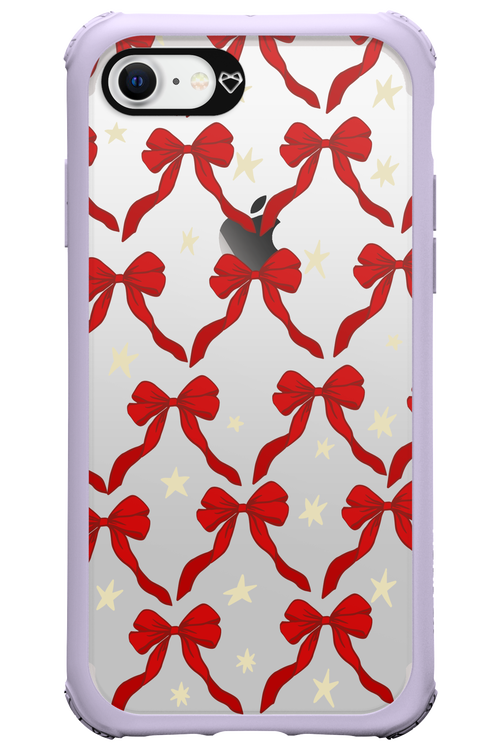Bow & Stars (Transparent) - Apple iPhone 7