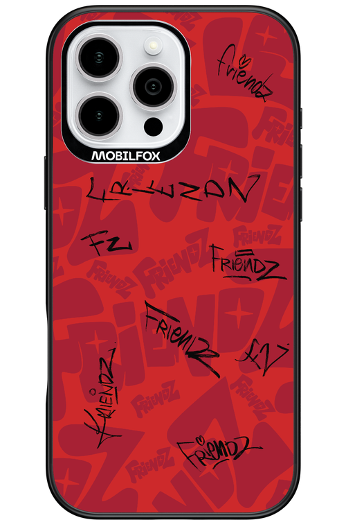 FRIENDZ Red - Apple iPhone 16 Pro Max