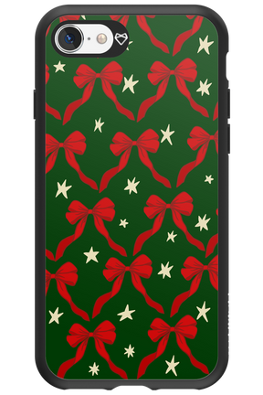 Bow & Stars (Green) - Apple iPhone SE 2020