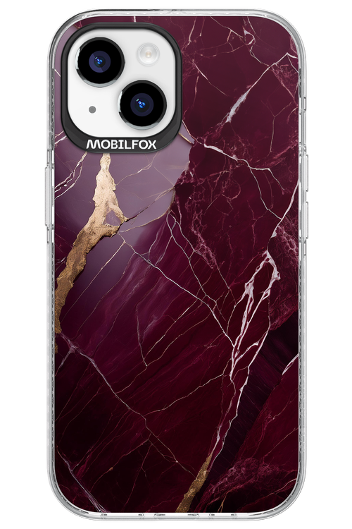 Burgundy Marble 2.0 - Apple iPhone 15