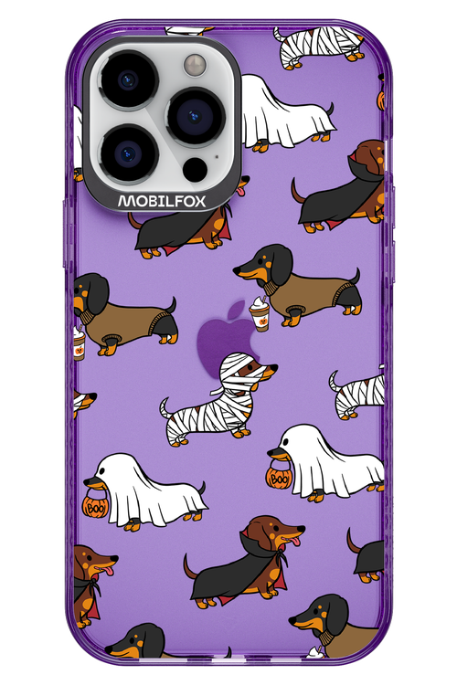Scary Dachshund (Transparent) - Apple iPhone 13 Pro Max