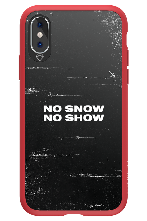 No snow, no show - Apple iPhone X