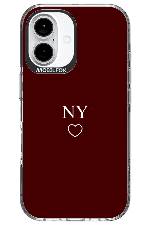 NY Burgundia 2.0 - Apple iPhone 16