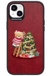 Christmas Bear (Burgundy) - Apple iPhone 14 Plus