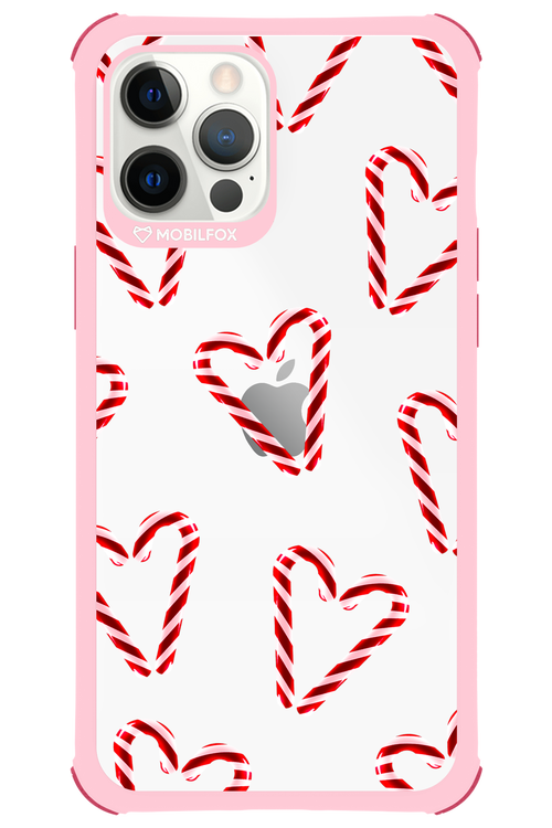 Candy Cane Hearts - Apple iPhone 12 Pro Max