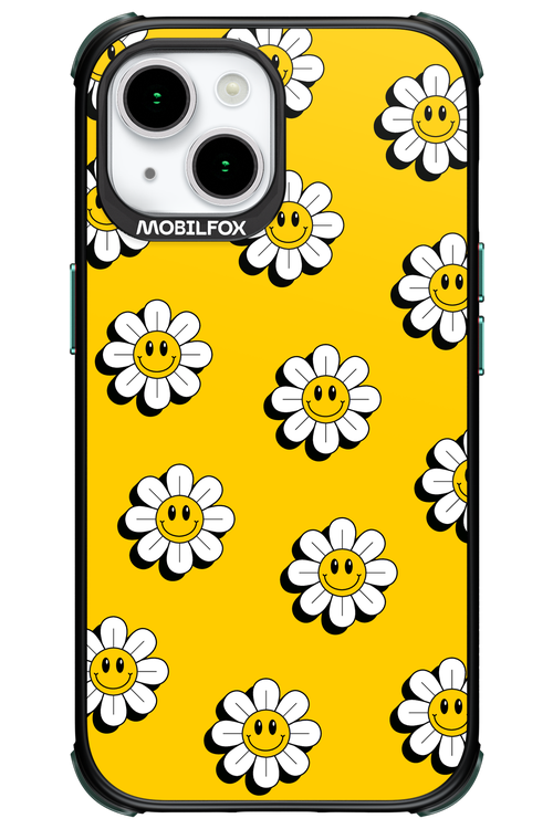 Smiley Flowers - Apple iPhone 15