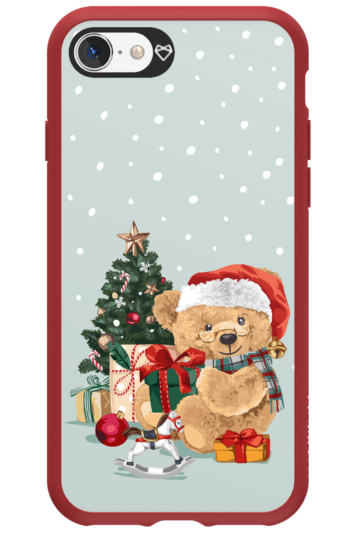 Merry Christmas Bear - Apple iPhone 8