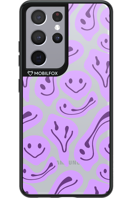 Fluid Smiley Purple - Samsung Galaxy S21 Ultra