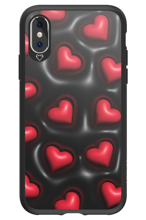 Hearts in love - Apple iPhone X