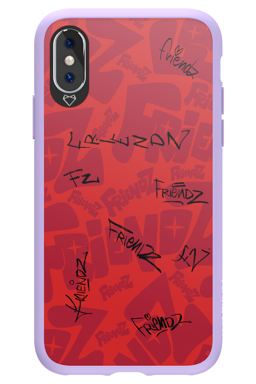 FRIENDZ Red - Apple iPhone XS