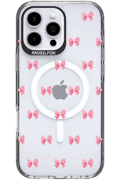 Pinky Bow - Apple iPhone 16 Pro Max