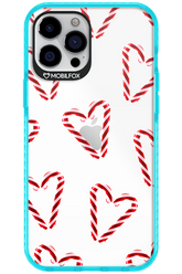 Candy Cane Hearts - Apple iPhone 12 Pro Max