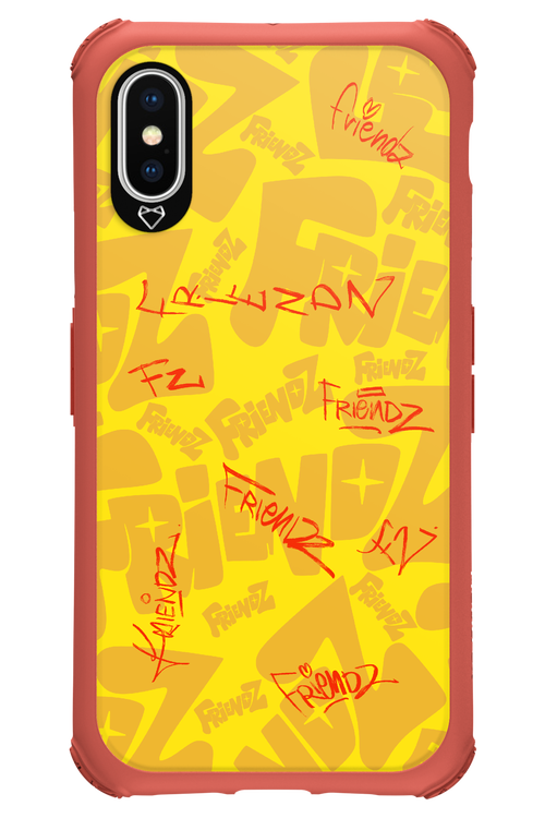 FRIENDZ Yellow - Apple iPhone XS