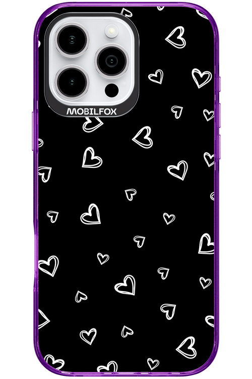 Monochrome Hearts 2.0 - Apple iPhone 16 Pro Max