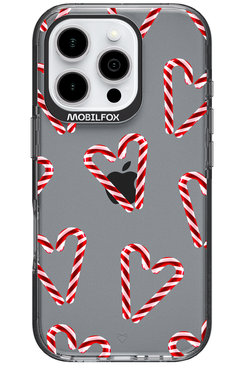Candy Cane Hearts - Apple iPhone 16 Pro
