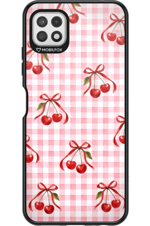 Pink Cherry Checked 2.0 - Samsung Galaxy A22 5G