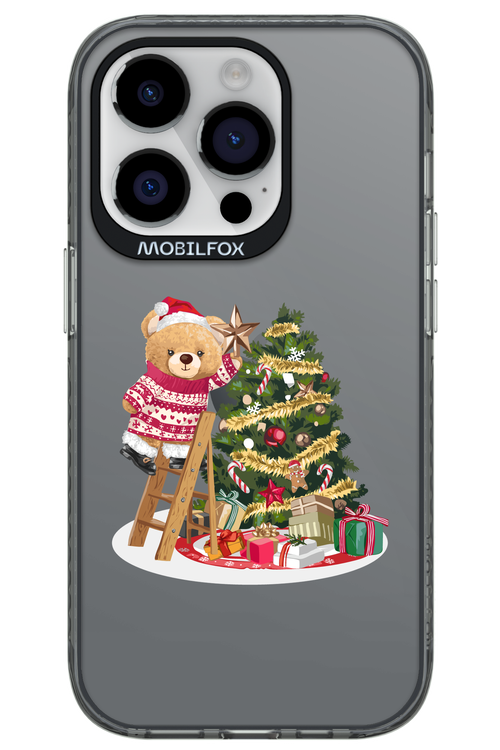 Christmas Bear (Transparent) - Apple iPhone 14 Pro