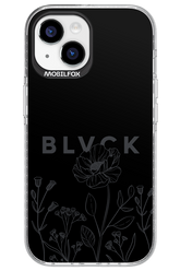 Black Flowers - Apple iPhone 15