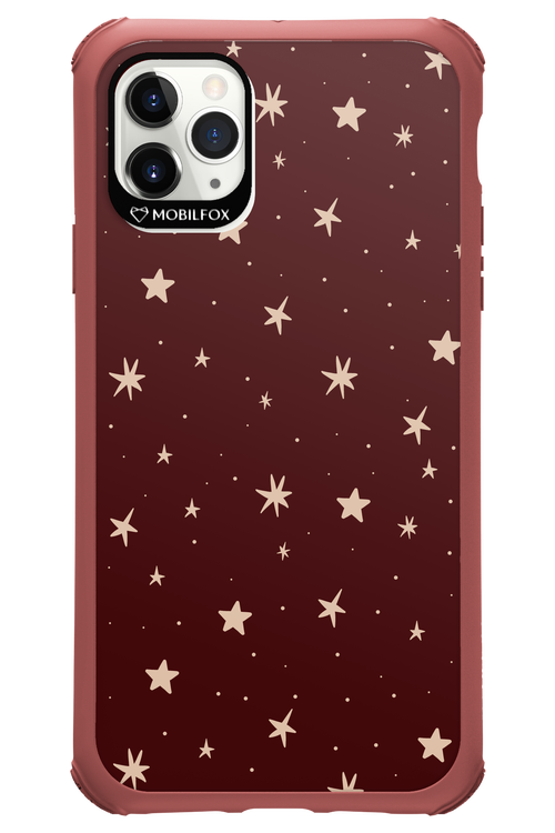 Burgundy Stars - Apple iPhone 11 Pro Max