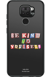 Be Kind To Yourself Black - Xiaomi Redmi Note 9