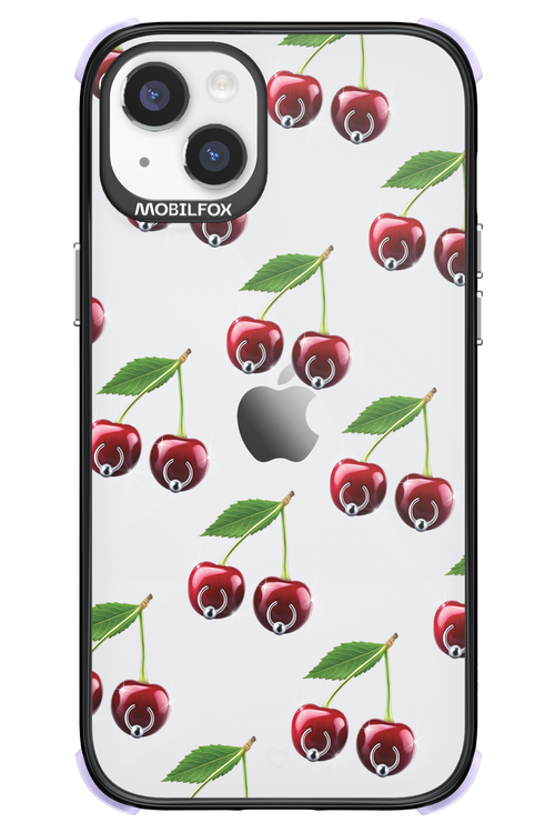 Spicy Cherries Transparent - Apple iPhone 14 Plus