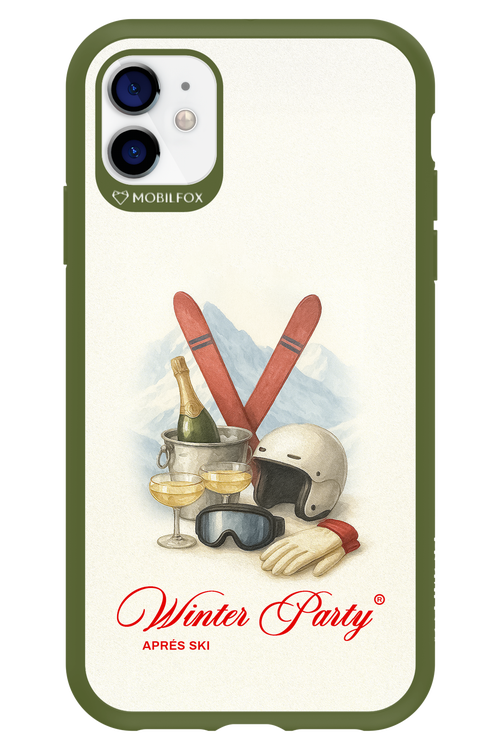 Winter Ski Party - Apple iPhone 11