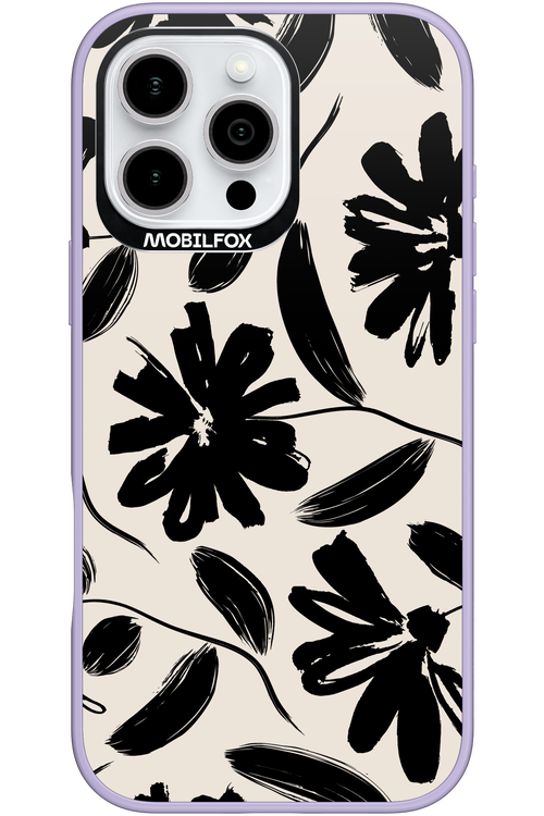 Monochrome Flowerss - Apple iPhone 16 Pro Max