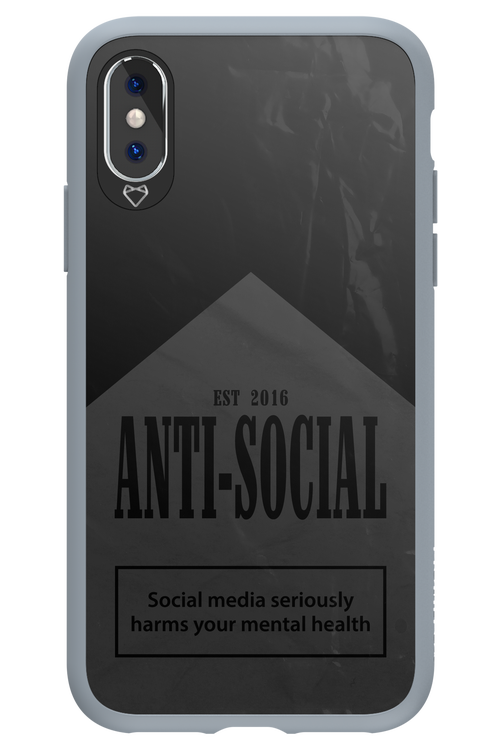ANTI-SOCIAL (BLVCK) 2.0 - Apple iPhone XS