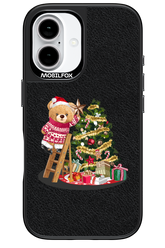 Christmas Bear (Leather) - Apple iPhone 16