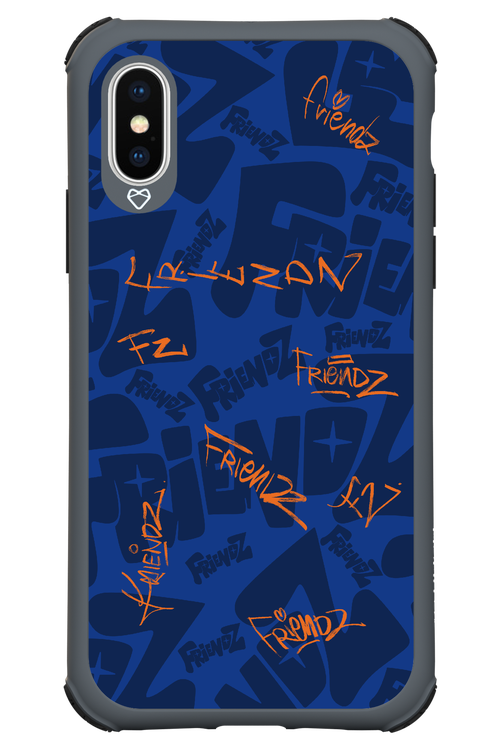 FRIENDZ Blue - Apple iPhone X