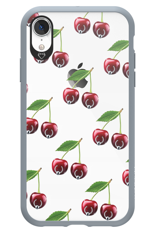 Spicy Cherries Transparent - Apple iPhone XR