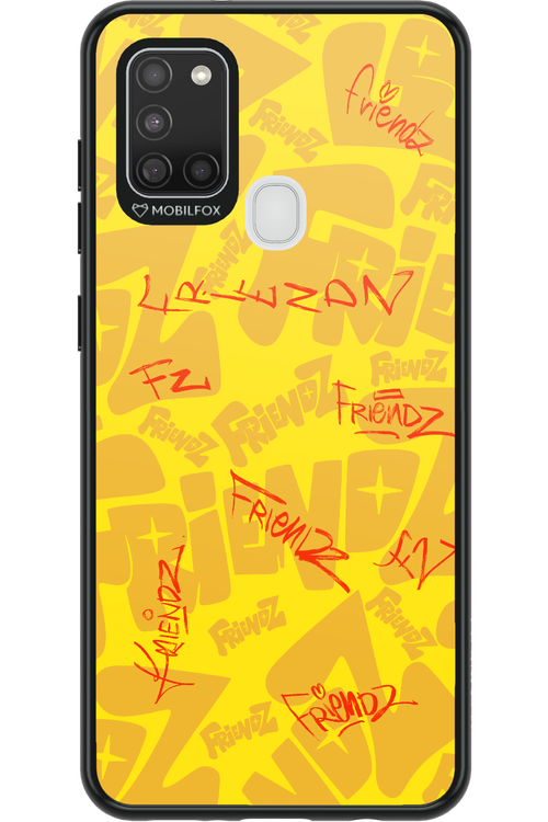FRIENDZ Yellow - Samsung Galaxy A21 S