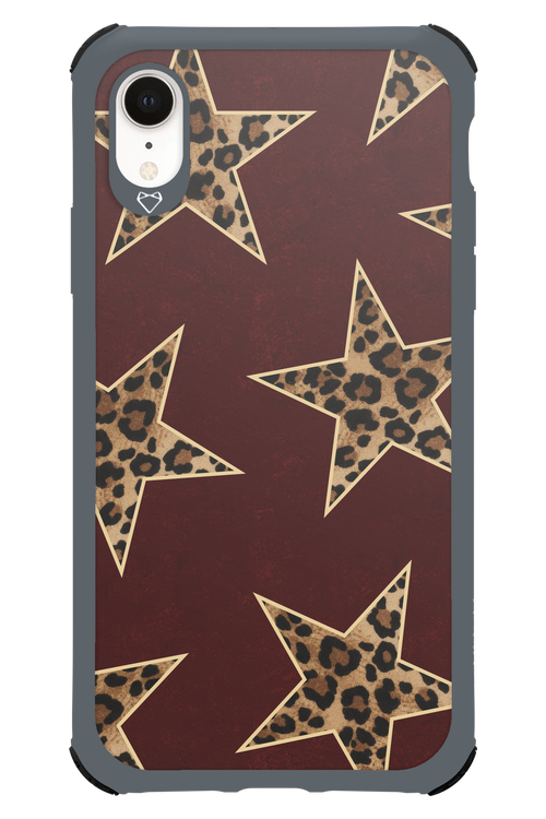 Wild Stars Burgundy - Apple iPhone XR