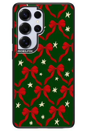 Bow & Stars (Green) - Samsung S25 Ultra