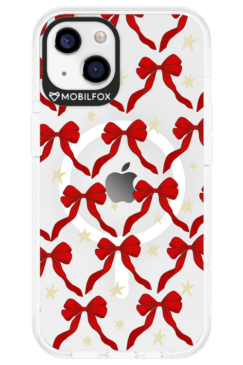 Bow & Stars (Transparent) - Apple iPhone 13