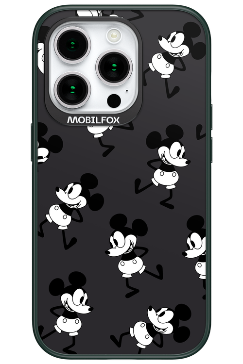 Iconic Mouse (antracite pattern) - Apple iPhone 15 Pro