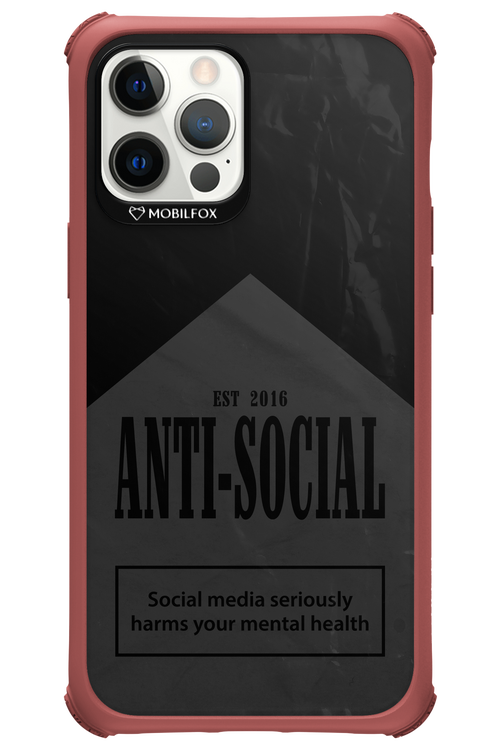 ANTI-SOCIAL (BLVCK) 2.0 - Apple iPhone 12 Pro Max