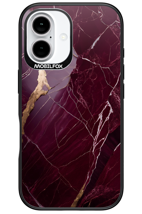 Burgundy Marble 2.0 - Apple iPhone 16