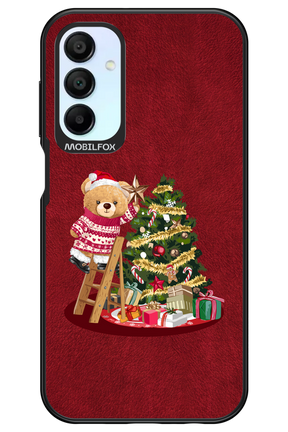Christmas Bear (Burgundy) - Samsung Galaxy A15
