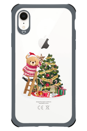 Christmas Bear (Transparent) - Apple iPhone XR